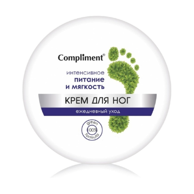 Крем для ног Compliment ежедневный уход интенсивное питание и мягкость 200 мл