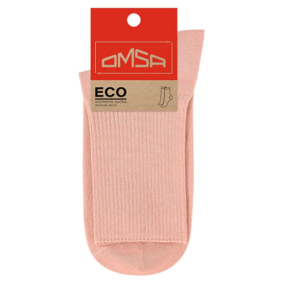 Носки женские Omsa ECO 254 с высоким паголенком Rosa Antico 39-41