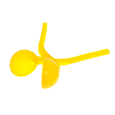 Игрушка Снежколеп Колобок d=5см цвет жёлтый 76676432