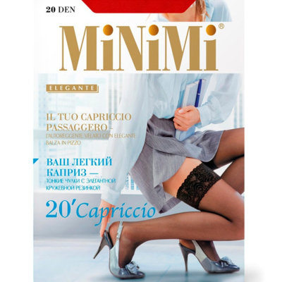 Чулки MiNiMi CAPRICCIO 20 Rosso M/L