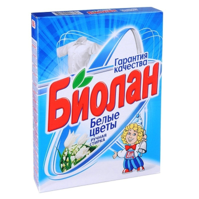 Стиральный порошок Биолан Белые цветы 350гр 
