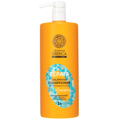 Кондиционер Natura Siberica Oblepikha Siberica Prof Repair Кератиновое восстановление поврежденных волос 400мл