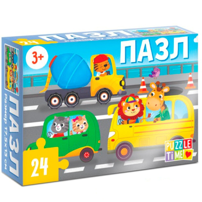 Игрушка Пазлы В городе 24 эл 7005865