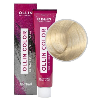 Краска OLLIN COLOR 11/1 специальный блондин пепельный 100мл. перманентная