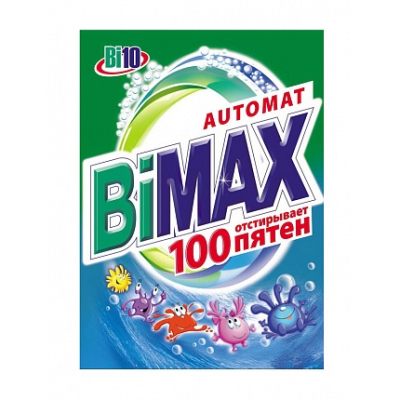 Стиральный порошок BiMAX Автомат 100 пятен 400гр 