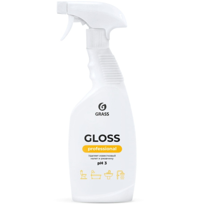 Чистящее средство  для удаления известкового налета и ржавчины GRASS Gloss-gel PROFESSIONAL 750мл