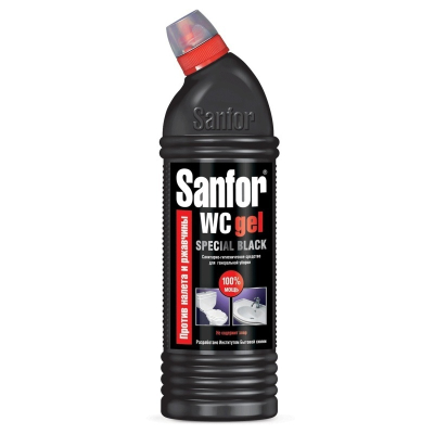Чистящее средство Sanfor Гель Spesial Black 750мл 