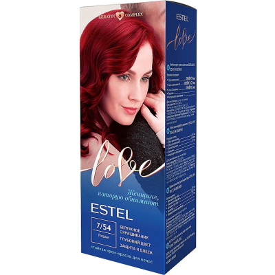 Краска ESTEL Крем Love пламя 7.54