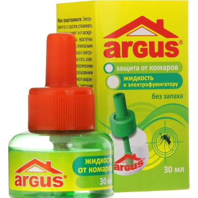 Жидкость от комаров Argus Без запаха 45 ночей 30мл 
