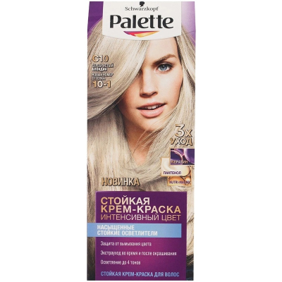 Краска Palette ICC С10 серебристый блондин