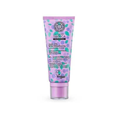 Крем-пенка для умывания Natura Siberica Blueberry Siberica Мягкая очищающая 100мл