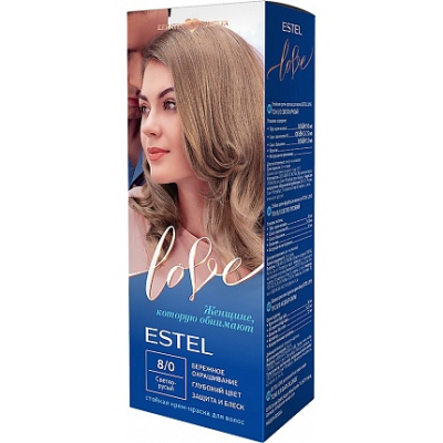 Краска ESTEL Крем Love светло-русый 8.0
