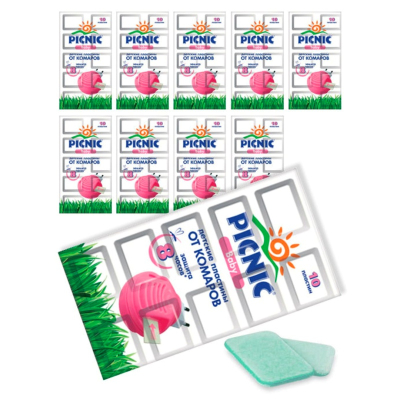Пластины от комаров Picnic Baby 10 шт 