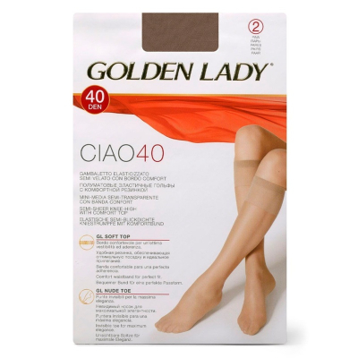 Гольфы женские Golden Lady синтетические CIAO 40 2 пары Daino