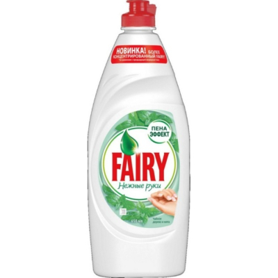 Средство для мытья посуды FAIRY Нежные руки Чайное дерево и мята 900мл 