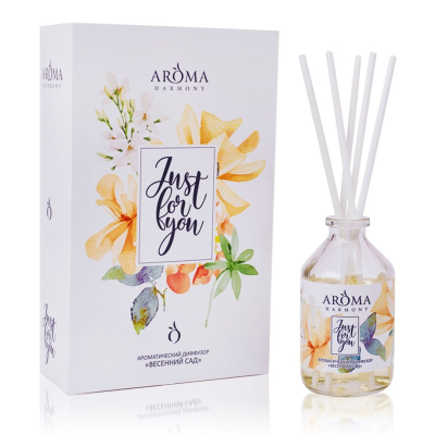 Диффузор- открытка AROMA HARMONY Весенний сад  50мл 