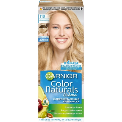 Краска GARNIER ColoR Naturals 110 Сильно-осветляющий натуральный блонд