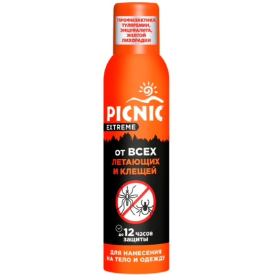 Аэрозоль от клещей Picnic Extreme 150мл
