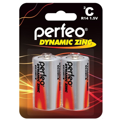 Батарейки Perfeo R14 Dynamic Zinc блистер 2шт