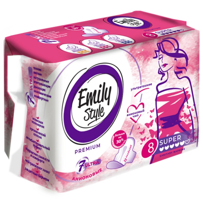 Прокладки Emily Style СУПЕР ПРЕМИУМ 8шт