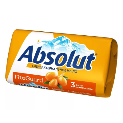 Мыло туалетное Абсолют FitoGuard облепиха 90гр	