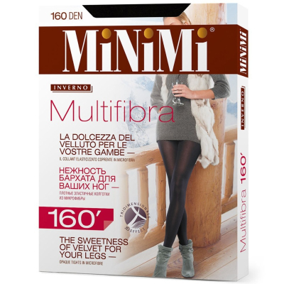 Колготки Minimi MULTIFIBRA 160 3D 2 Fumo