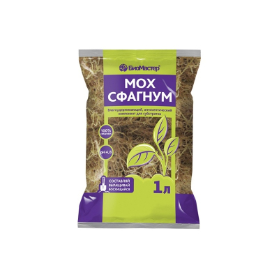 Мох сфагнум 1л БиоМастер 
