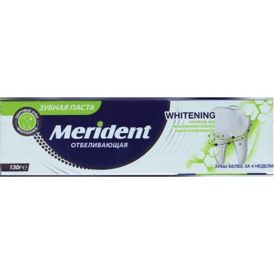 Зубная паста Merident отбеливающая 130 мл