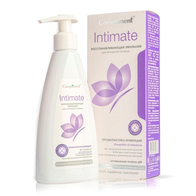 Средство для интимной гигиены Compliment Intimate Girls для девочек нежное 200мл