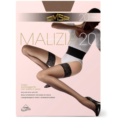 Чулки Omsa MALIZIA 20 Bianco 2