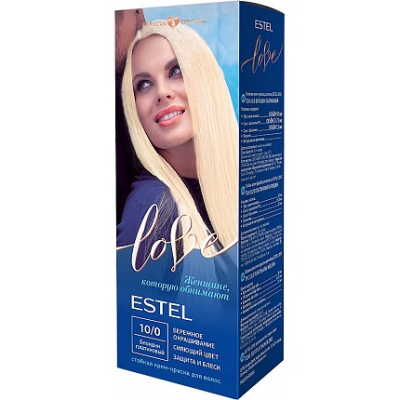 Краска ESTEL Крем Love платиновый блонд 10.0