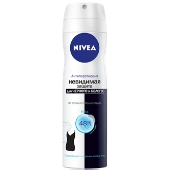 Дезодорант спрей NIVEA PURE женский Невидимая защита  150мл 