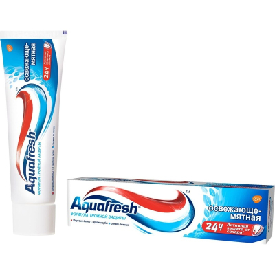 Зубная паста Aquafresh 3+ Освежающе-мятная 100мл 
