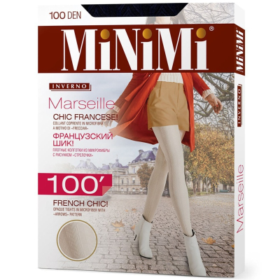 Колготки Minimi MARSEILLE 100 Blu 4 стрелочки микрофибра