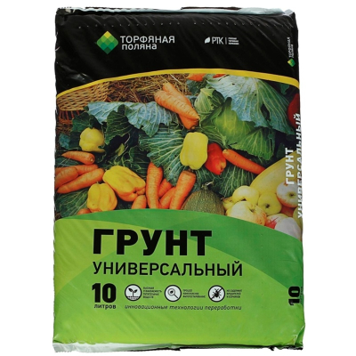 Грунт универсальный Торфяная поляна 10л Бионик