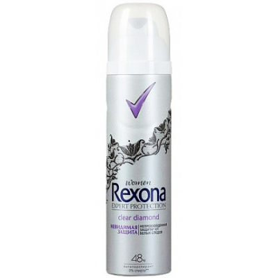 Дезодорант спрей Rexona  женский Невидимый на черн.и бел. 150мл 