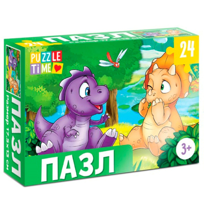Игрушка Пазлы Весёлые динозаврики 24 эл 7005847