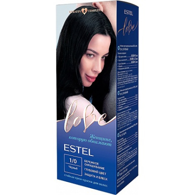Краска ESTEL Крем Love черный 1.0