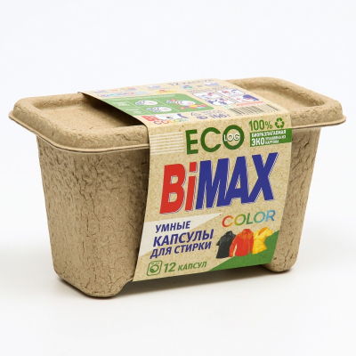 Стиральный порошок BiMAX Автомат Капсулы Color 12шт*13гр