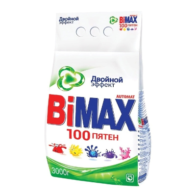 Стиральный порошок BiMAX Автомат 100 ПЯТЕН 3кг 