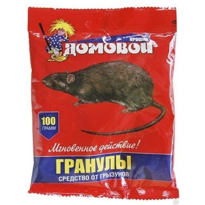 Приманка ДОМОВОЙ Прошка гранулы пакет 100гр 