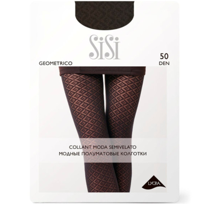 Колготки Sisi Geometrico Cappuccino 1/2 (S/M)