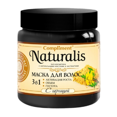 Маска для волос Compliment Naturalis с горчицей 500 мл, 12 шт