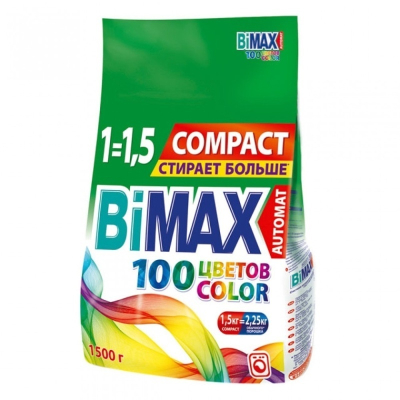 Стиральный порошок BiMAX Автомат Колор 1,5кг 