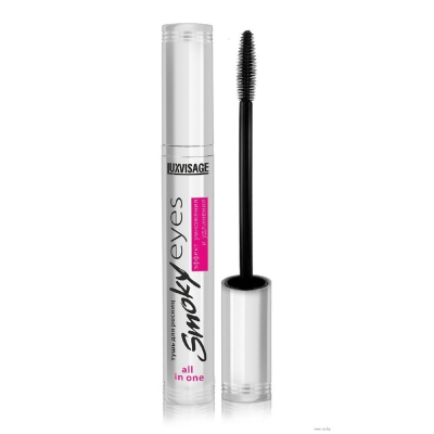 Тушь для ресниц Lux Visage Smoky eyes Эффект умножения и удлинения 7 г. 