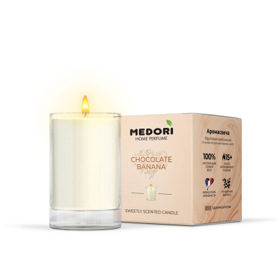 Свеча MEDORI Chocolate & Banana фруктовая