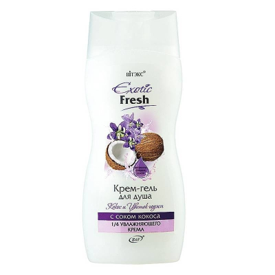 Гель для душа BIELITA Exotic Fresh Кокос и цветок годжи 515мл