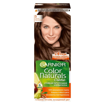 Краска GARNIER ColoR Naturals 5 светлый каштан