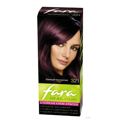 Краска fara Natural Colors Темный баклажан 321