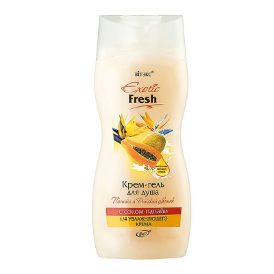 Гель для душа BIELITA Exotic Fresh Папайя и райский цветок 515мл 